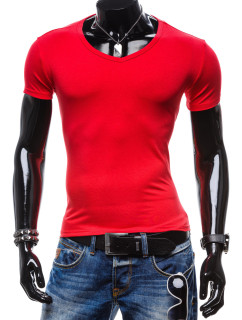 Pánské triko červená model 18898386 - Denley