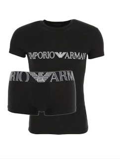 Pánský set triko + trenýrky   00020 Černá  model 16259360 - Emporio Armani