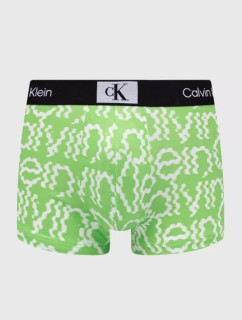 Pánske boxerky NB3406A AC9 biela/zelená - Calvin Klein