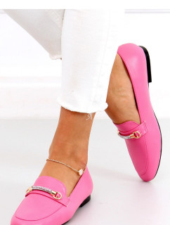 Dámské mokasíny tmavě růžová  shoes model 18523070 - IDEAL SHOES