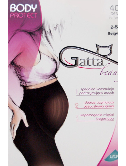 BODY model 2620265  Těhotenské punčochové kalhoty 40 DEN - Gatta
