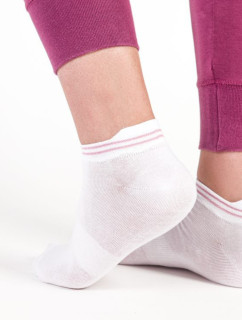 Dámske členkové ponožky s lurexom 091