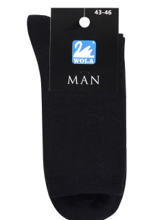 Hladké pánské ponožky s model 8491605 - Wola