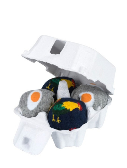 Ponožky SOXO v balení na vajíčka - vajíčka, sliepky - 2pack