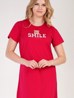 Dámska nočná košeľa s krátkym rukávom Méďa Smile