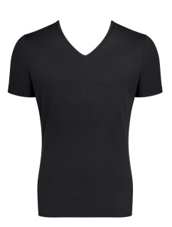 Pánské tričko GO model 18040700 Slim Fit BLACK černá 0004 - Sloggi