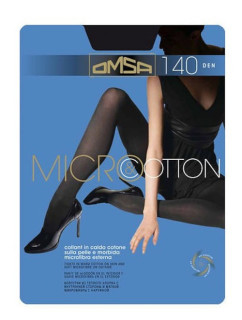 Dámske pančuchové nohavice Omsa Micro & Cotton 140 deň