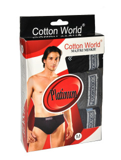 Pánské slipy Cotton model 16122725 A'3 M3XL - Cotton World