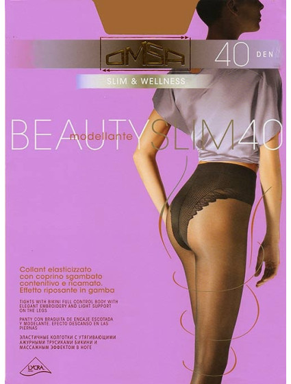 Dámské punčochové kalhoty Omsa Beauty Slim 40 den