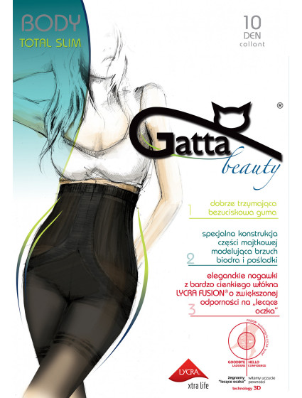 Pančuchové nohavice Gatta Body Totalslim Fusion 10 deň
