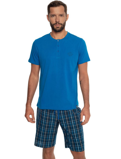Pánské pyžamo 41294 Ethos blue - HENDERSON
