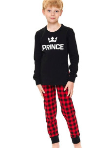 Chlapecké pyžamo Prince černé