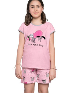 Dievčenské pyžamo Lalima ružové