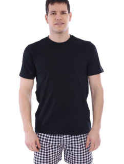 Pánske bavlnené tričko Basic čierne