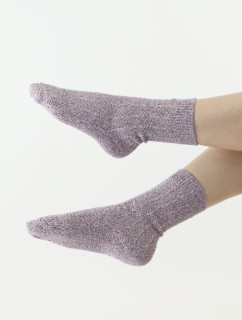 Pletené ponožky Thermona růžové