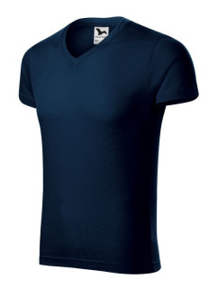 Malfini Slim Fit tričko s výstrihom do VM MLI-14602 pánske