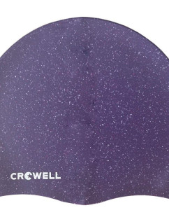 Crowell Recycling Pearl silikonová plavecká čepice fialové barvy.4