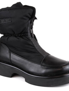 Big Star W INT1928 černé zateplené boty na zip
