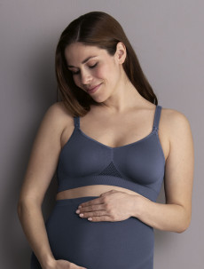 Seamless podprsenka na kojení 5096 sky grey - Anita Maternity