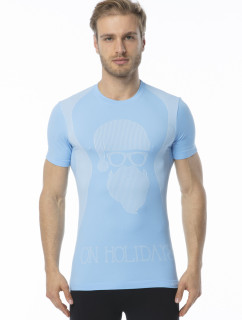Pánské funkční tričko s krátkým rukávem  Hipster modrá Barva: Světle model 15070685 Velikost: - IRON-IC