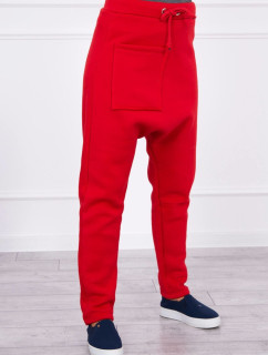 Sada model 18742600 kalhot červená - K-Fashion