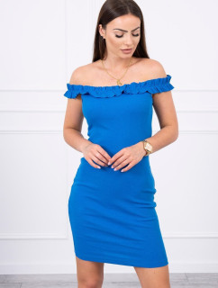 modré šaty s pruhy model 18744837 - K-Fashion