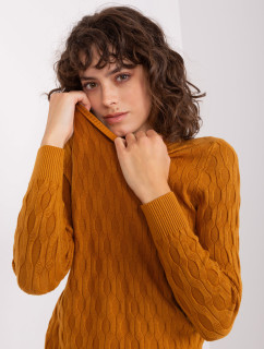 Sweter AT SW  ciemny żółty model 19014840 - FPrice