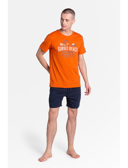 pyžamo Oranžová a tmavě modrá  model 17584550 - Henderson