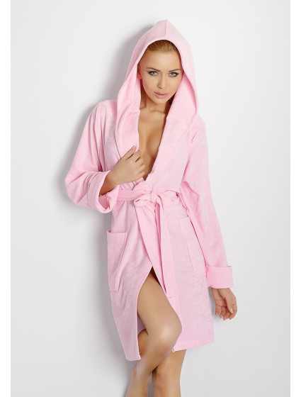 Housecoat model 18082124 Pink - DKaren