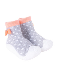 Dětské dívčí ponožky s podrážkou Grey model 16703489 - Yoclub