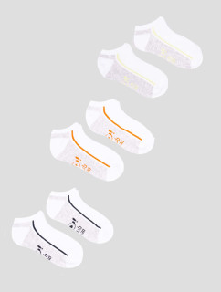 Chlapecké kotníkové bavlněné ponožky Vzory Barvy 3pack model 17179251 Vícebarevné - Yoclub