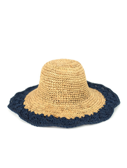 Dámsky klobúk Art Of Polo Hat sk21156-6 Beige/Navy Blue