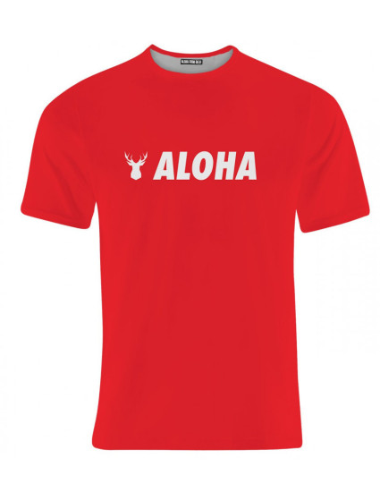 Základní tričko Aloha TSH model 18096973 Red - Aloha From Deer