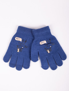 Chlapecké pětiprsté rukavice Yoclub RED-0012C-AA5A-008 Blue