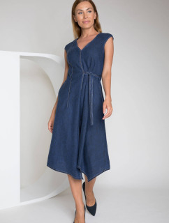 Deni Cler Milano Dress W-Dc-3275-0M-G7-56-1 Blue