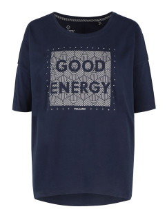 Volcano T-shirt T-Clark L02139-S23 Navy Blue