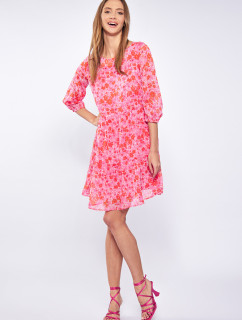 Monnari Dresses Pink Dress With Flowers Light Pink