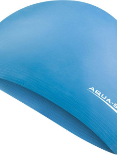 AQUA SPEED Plavecká čepice Soft Latex Blue Pattern 01