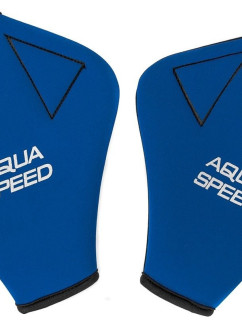 AQUA SPEED Plavecké rukavice Plavecká námořnická modrá