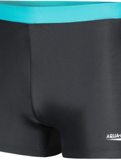AQUA SPEED Plavecké šortky Dario Grey/Turquoise Pattern 32