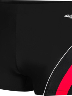 AQUA SPEED Plavecké šortky Dennis Black/Red Pattern 16