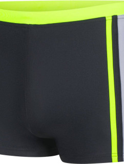AQUA SPEED Plavecké šortky Max Black/Grey/Yellow Pattern 138