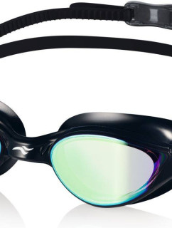 AQUA SPEED Swimming Goggles Vortex Mirror Black/Pink Pattern 79