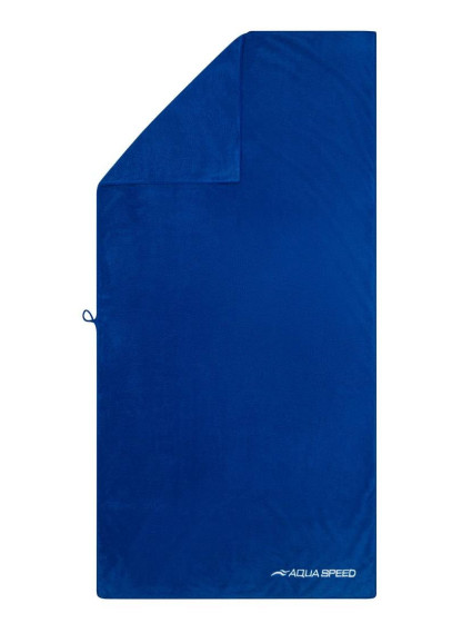 AQUA SPEED Towel Dry Coral Dark Blue Pattern 01