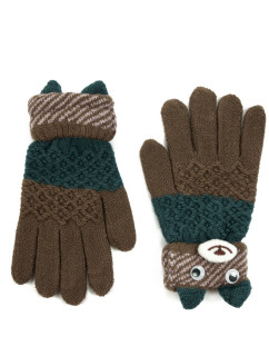 Art Of Polo Gloves Rk23334-4 Brown/Teal