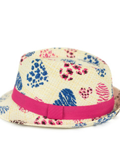 Dámský klobouk Art Of Polo Hat cz20121 Ecru/Raspberry
