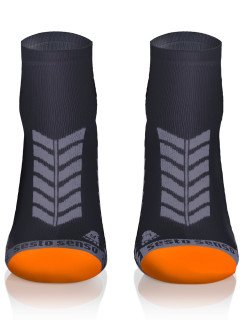 Sesto Senso krátké sportovní ponožky Graphite