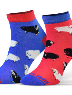 Sesto Senso Finest bavlněné kotníkové ponožky Sheep/Rams