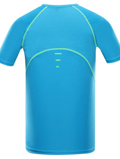 Pánské funkční triko s  neon blue model 19264842 - ALPINE PRO