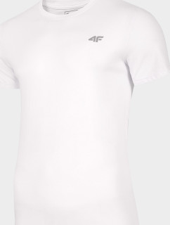 Pánské bavlněné tričko model 18653376 Bílé - 4F